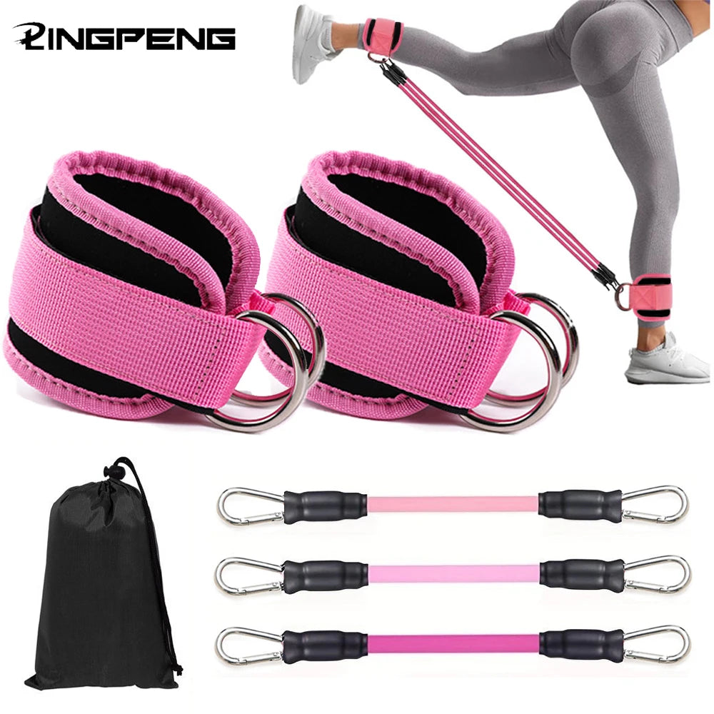 Recovery Gear Accessories: Fitness Workout Exercise Equipment Ankle Weight Straps, Elastic Fitness Bands / Rungear