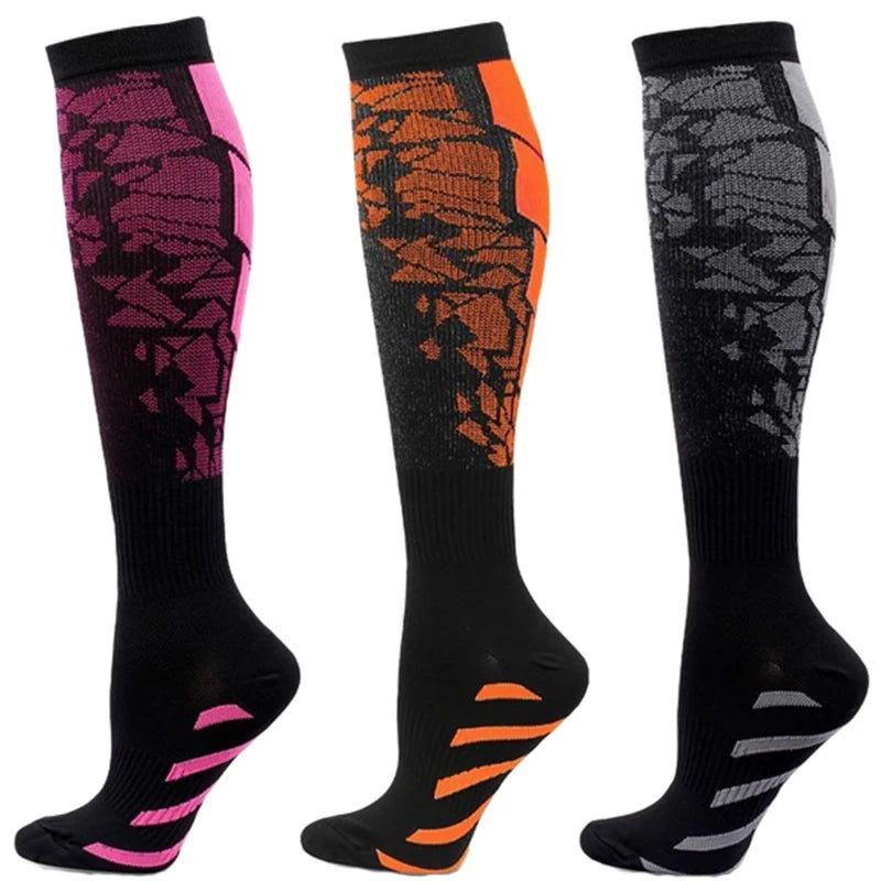 Running Compression Socks: 1 PC Medical 20-30mmhg Compression Socks for Flight, Travel, Pregnancy, Edema Diabetes, Varicose Veins / Rungear