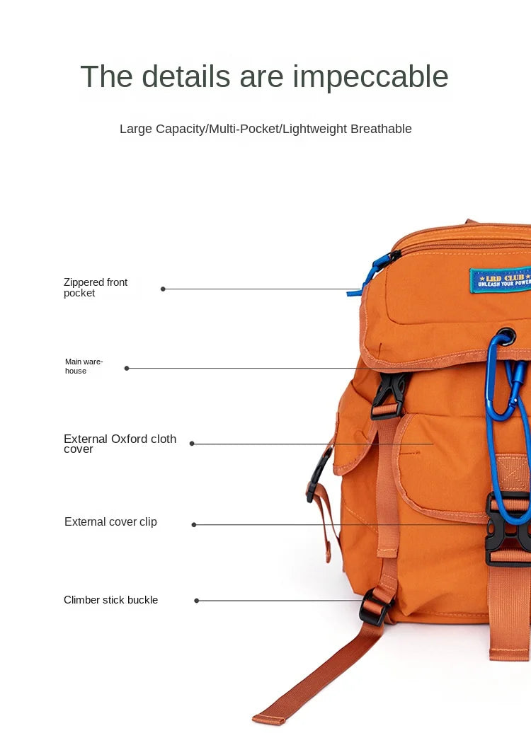 Large Capacity Outdoor Hiking Backpack | Multi-Pocket | Travel, Trail & Adventure