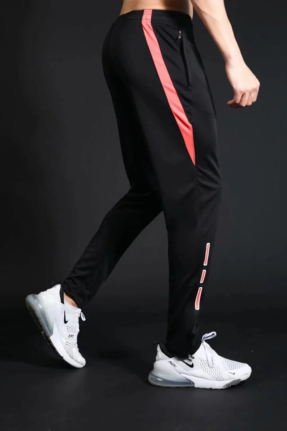 Men's Quick-Dry Running Trackpants – Slim Fit, Elastic Waist | Gym & Training