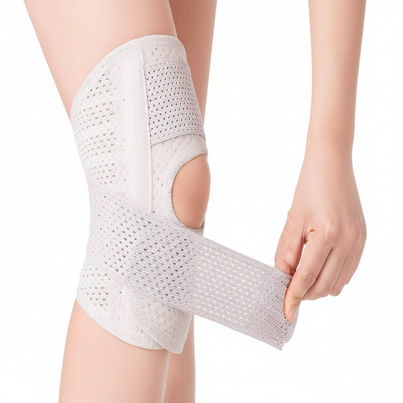 Running Recovery Gear: Breathable Knee Brace with Side Stabilizers Relieves Meniscal Tear and Arthritis Joint Pain/ Rungear