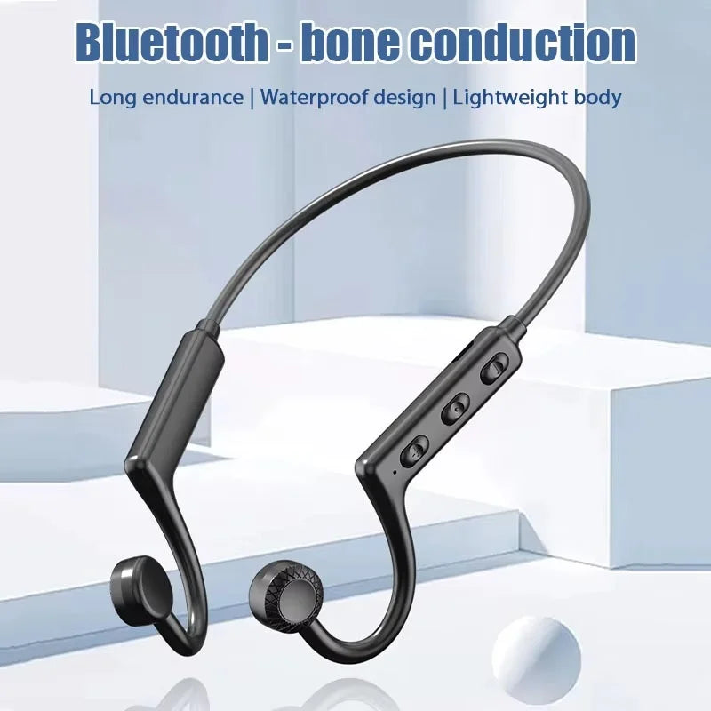 Running Tech Gear: Xiaomi Bone Conduction, Wireless, Waterproof Bluetooth Headset Ear Hooks For iPhone / Rungear
