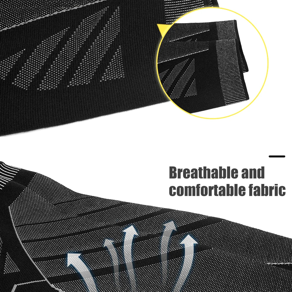 Long Full Leg Sports Brace Support Compression Sleeves For Knee Pain Relief