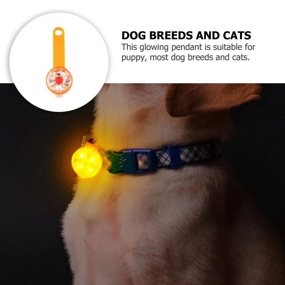 Weatherproof USB Rechargeable LED Dog Safety Light | Anti-Loss Luminous Collar Pendant