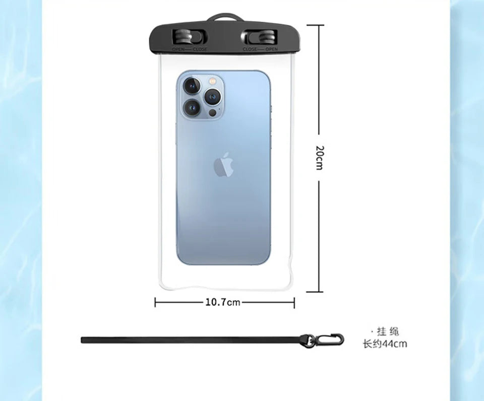 Waterproof Phone Pouch with Lanyard | Universal Case for iPhone & Smartphones | RUNGEAR