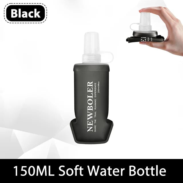 NEWBOLER Soft Flask – Foldable TPU Water Bottle | 150ml / 250ml / 500ml | Running, Hiking & Cycling