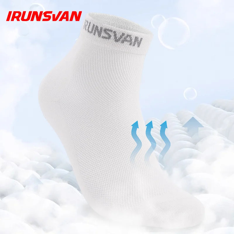 Anti-Pilling Breathable Running Ankle Socks – Moisture-Wicking, Antibacterial & Odour-Proof | 1, 5 or 10 Pairs