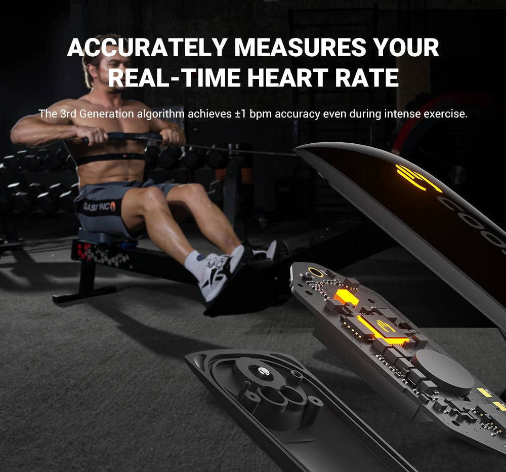 COOSPO H9Z Heart Rate Monitor Chest Strap | Bluetooth 5.0 & ANT+ | IP67 Waterproof