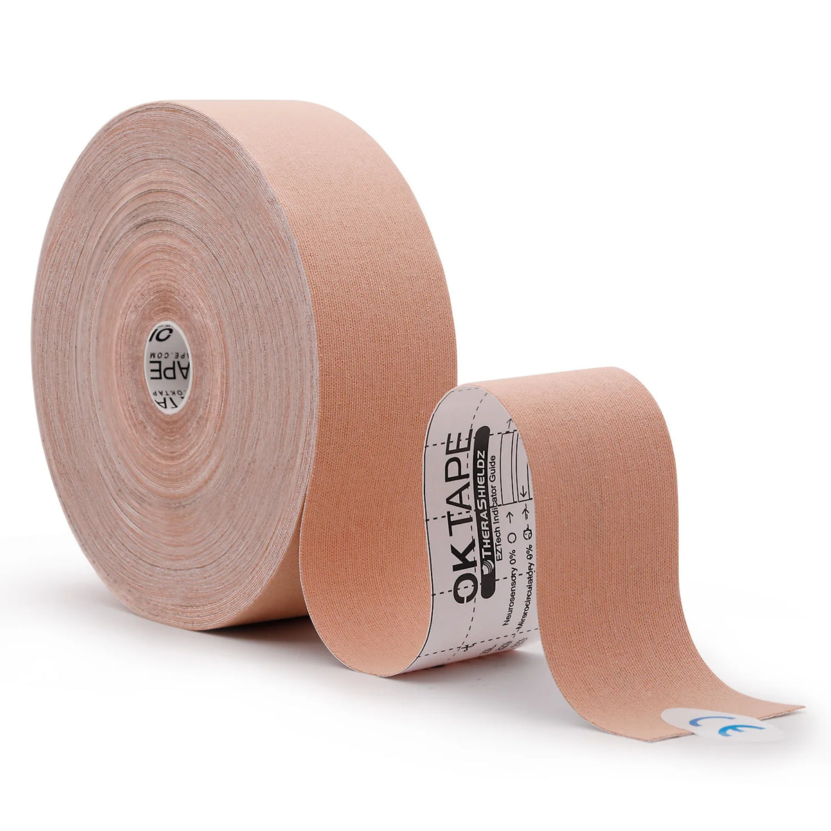 OKTAPE PRO Bulk Kinesiology Tape Roll | 5cm × 31.5m | Latex-Free Elastic Therapeutic Tape