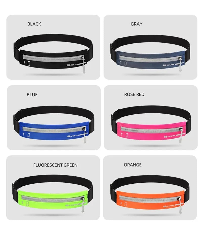 RUNGEAR Running Waist Belt Bag | Hidden Phone Pocket for Gym, Trail & Race Day