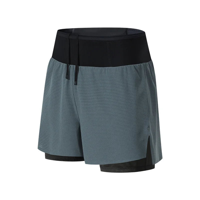 Men's Activewear Shorts: Summer Double Layer, Quick Dry, Breathable Running Sports Shorts / Rungear