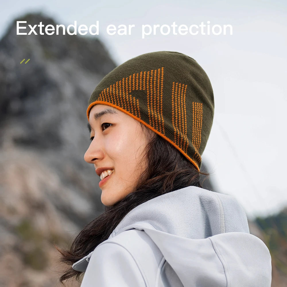 AONIJIE Unisex Winter Wool Beanie – Soft, Warm Knitted Hat for Running, Cycling & Outdoor Sports