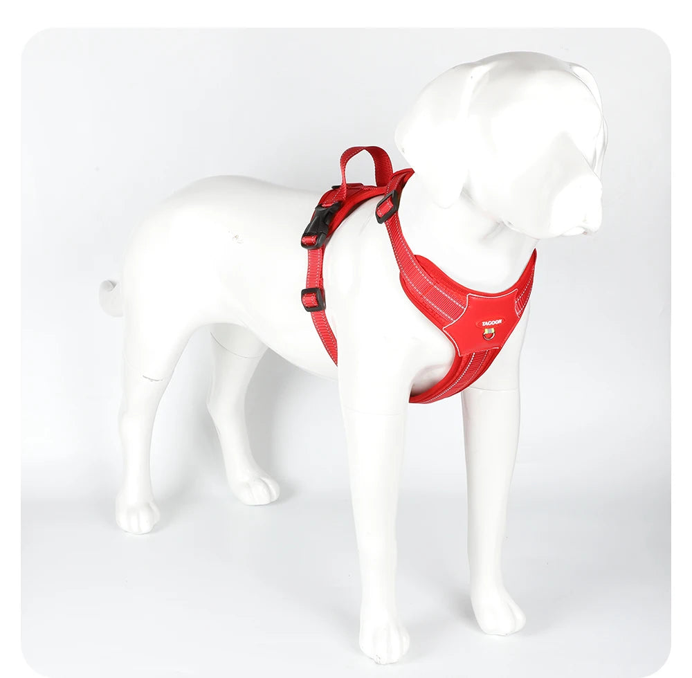 Reflective Anti-Escape Dog Harness | Nylon Halter for Small & Medium Dogs | XS–XL