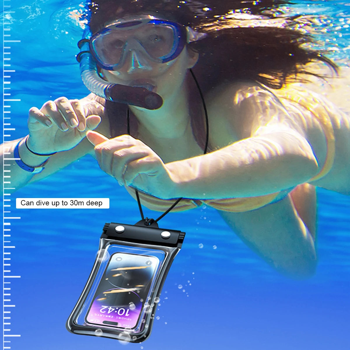 Waterproof Phone Case Dry Bag | IPX8 Floating Pouch with Lanyard for Swimming & Outdoors