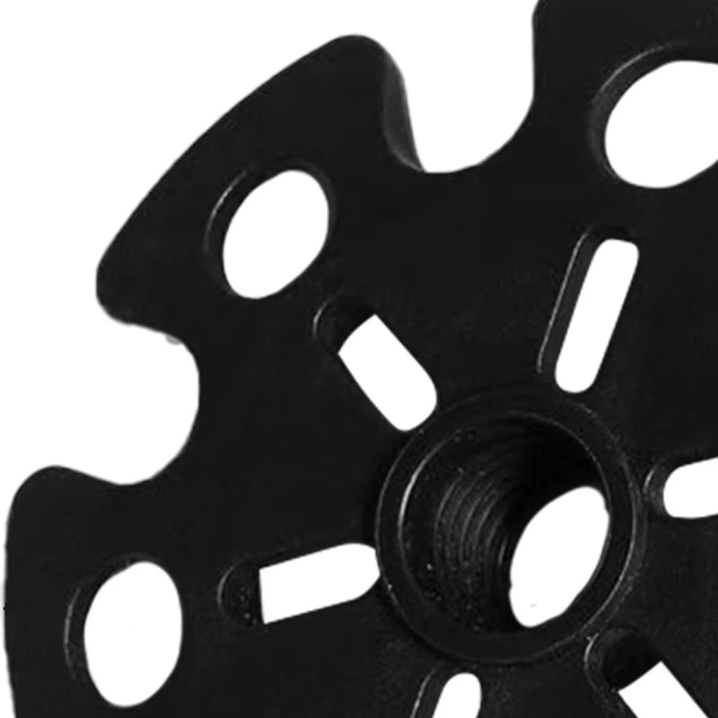 Trekking Pole Replacement Baskets – Snowflake Design for Mud, Sand & Snow | 2 or 4 Pack