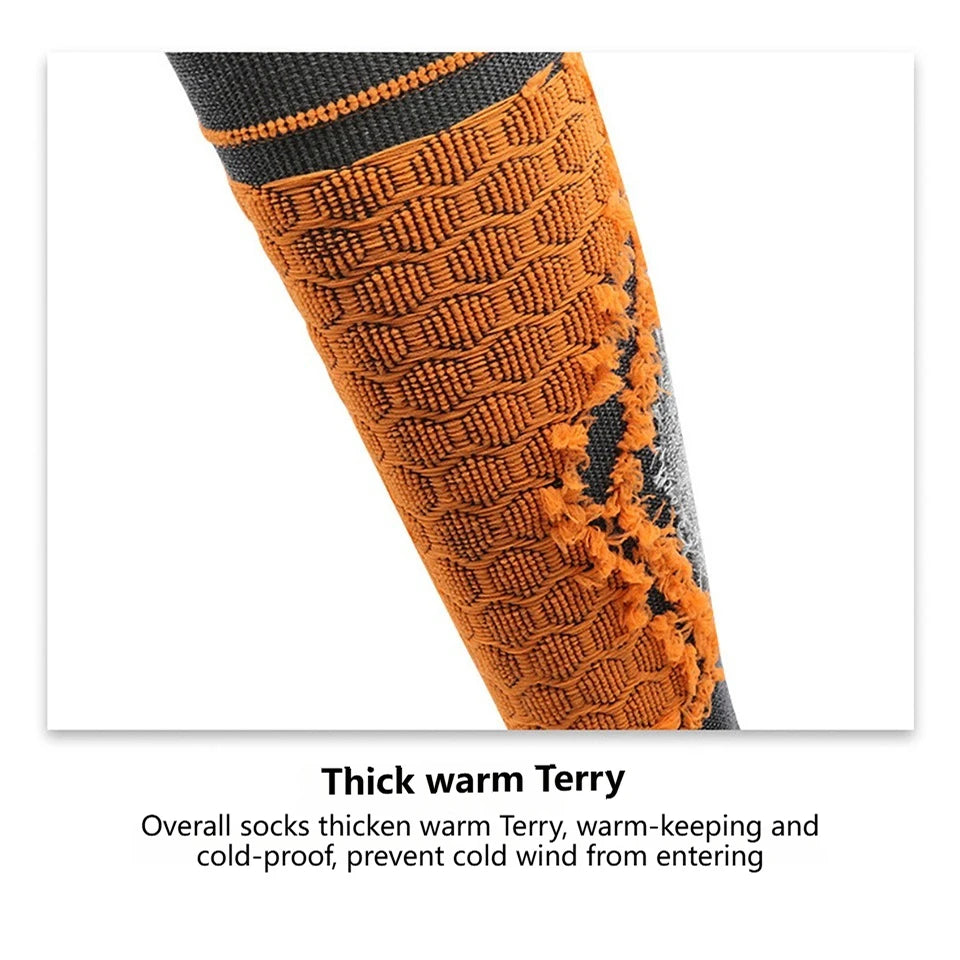 GTUBIKE Thermal Knee-High Sports Socks | Cycling, Skiing & Snowboarding