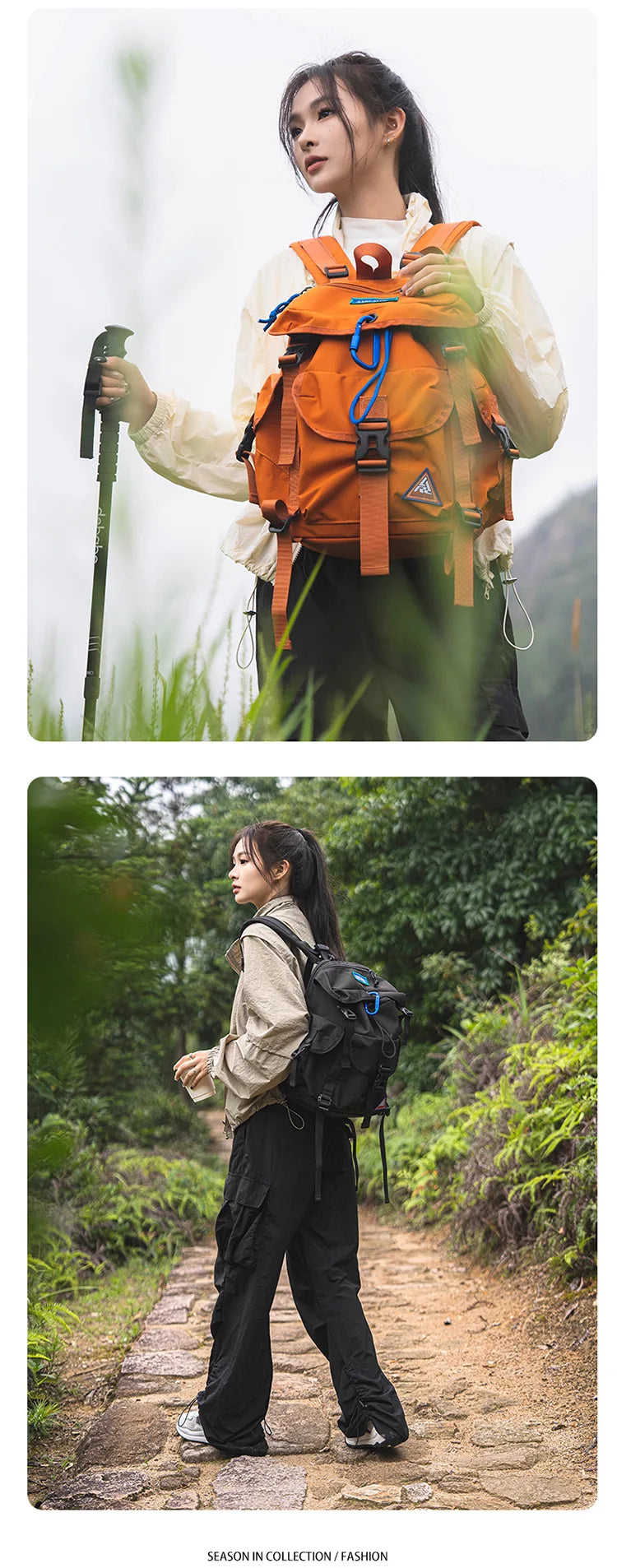 Large Capacity Outdoor Hiking Backpack | Multi-Pocket | Travel, Trail & Adventure
