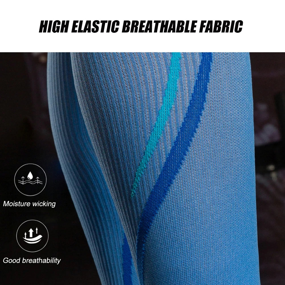 Running Compression Gear: 1Pair Calf Compression Sleeves for Men & Women (20-30mmhg) for Running, Cycling, Shin Splints Support / Rungear