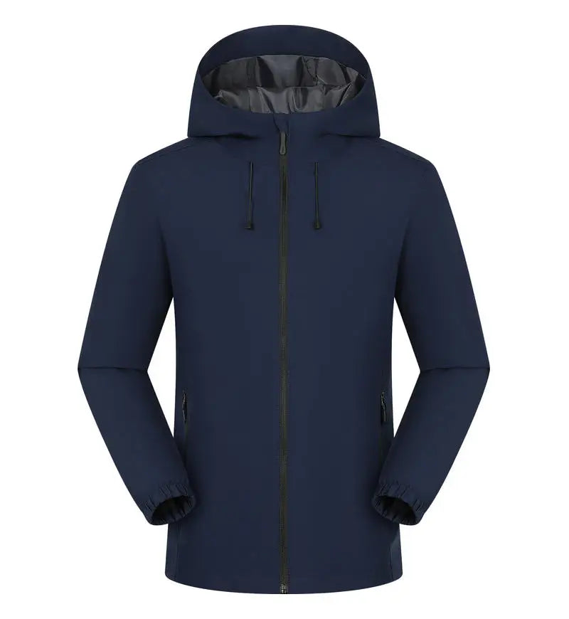 Running Winter Apparel: Unisex Waterproof, Hooded, Double Fabric Windbreaker Jacket / Rungear