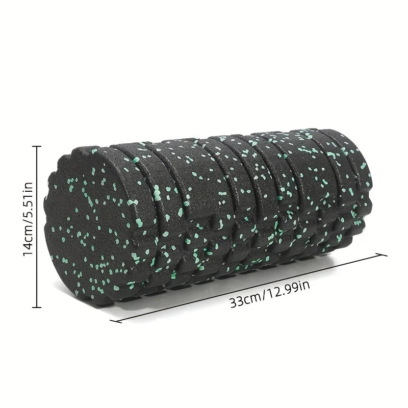 High-Density EPP Foam Roller – 33cm Textured Massage Roller for Muscle Recovery & Myofascial Release