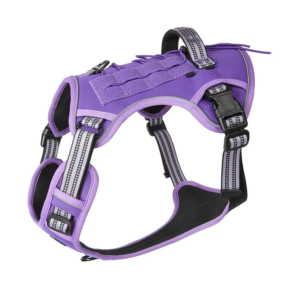 Dog Reflective Gear: Tactical Training, No Pull, Adjustable, Reflective Safety Dog Vest / Rungear