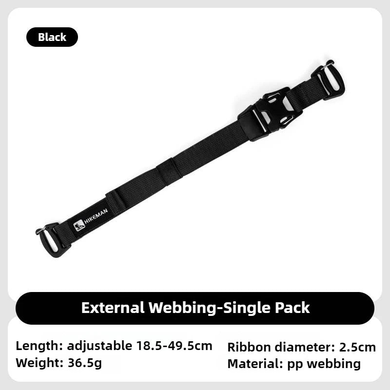 HIKEMAN Adjustable Outdoor Luggage Straps Camping Travel Gear Buckle Fastening Packing Belt for Hiking Accessories