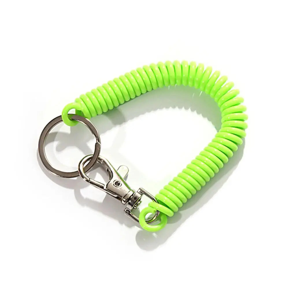 Elastic Coil Spring Wrist Keychain – Stretch Spiral Wristband Key Ring for Running, Gym & Outdoor Use | RUNGEAR