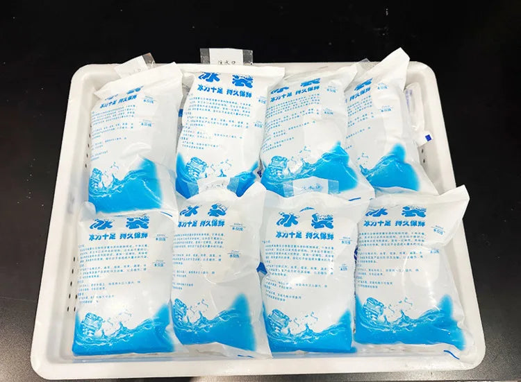 50-Pack Reusable Gel Ice Packs – Water Injection Cold Compress for First Aid, Pain Relief & Fresh Food Cooling