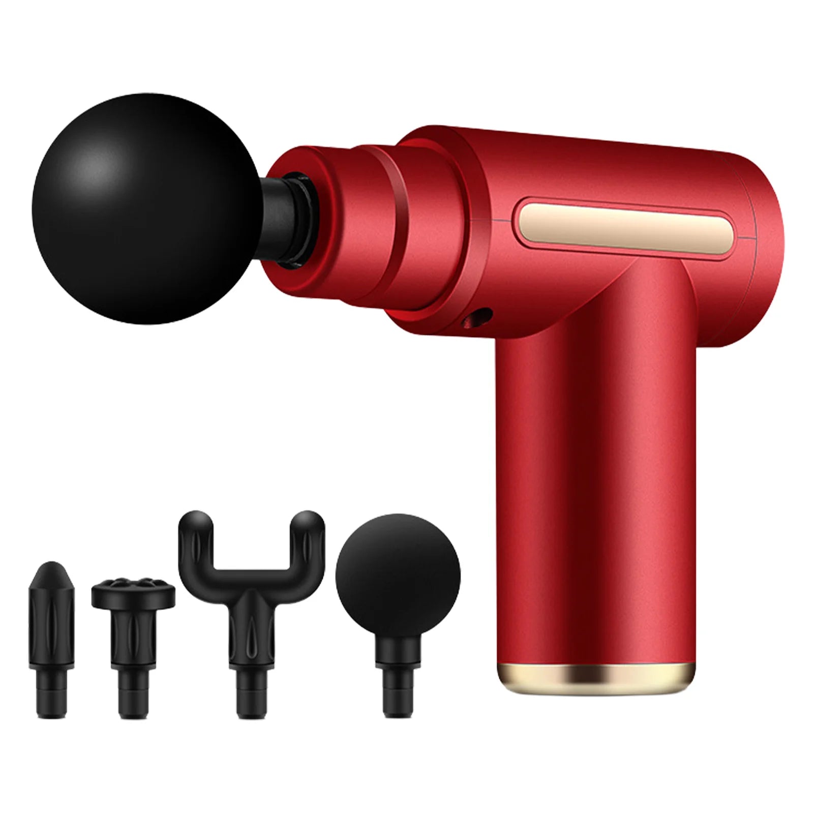 Mini Massage Gun — 4 Attachments for Muscle Recovery & Deep Tissue Pain Relief