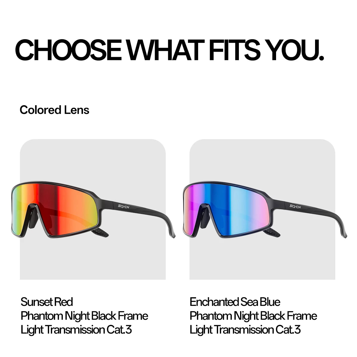 Running Sunglasses Gear: SCVCN New Large-Frame Outdoors Sports Running Sunglasses UV400 / Rungear