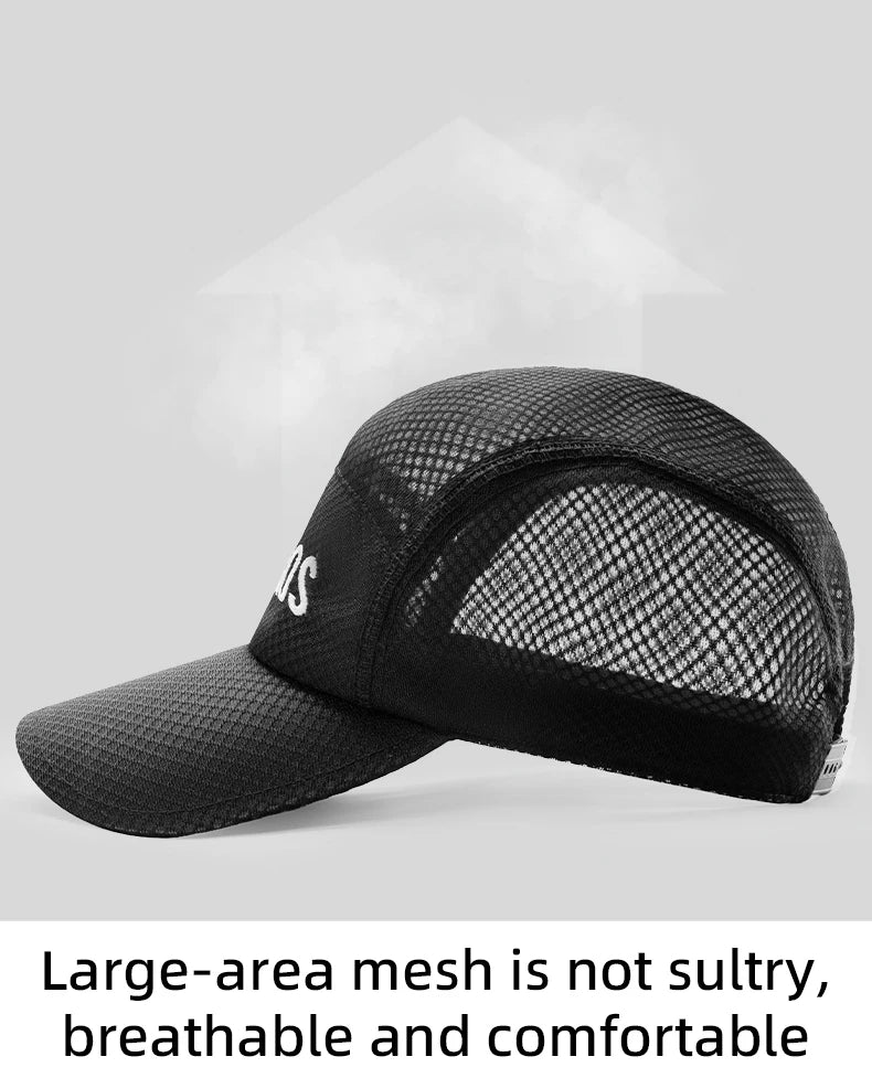 Summer Hat Accessories: ROCKBROS Lightweight, Breathable, Quick-Dry, UV Protection Sports Cap / Rungear