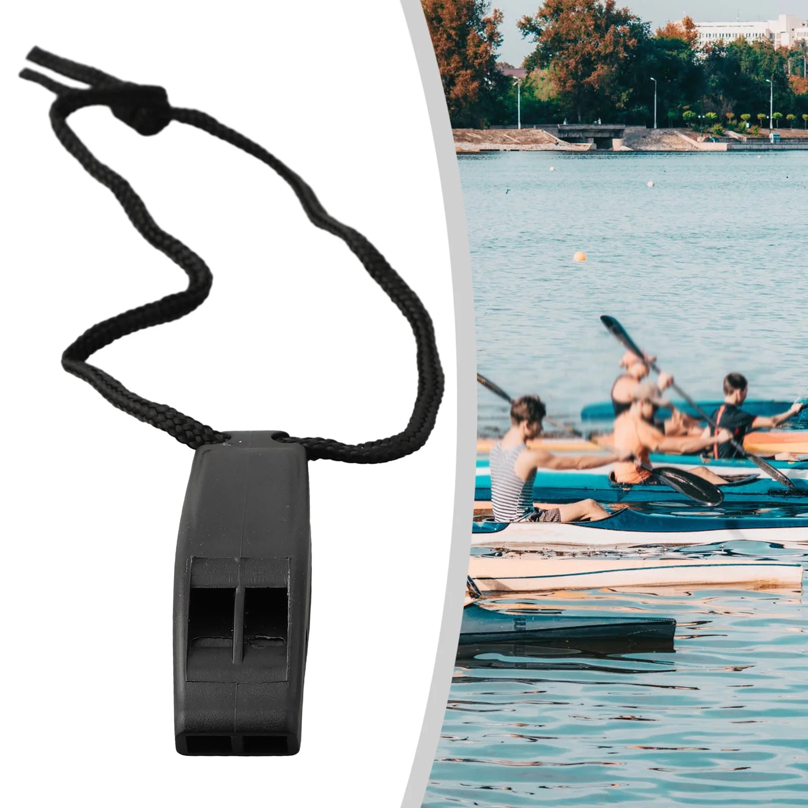 Safety Gear Accessories: 1PC Dual Frequency, Emergency Safety Whistle for Outdoor Survival / Rungear