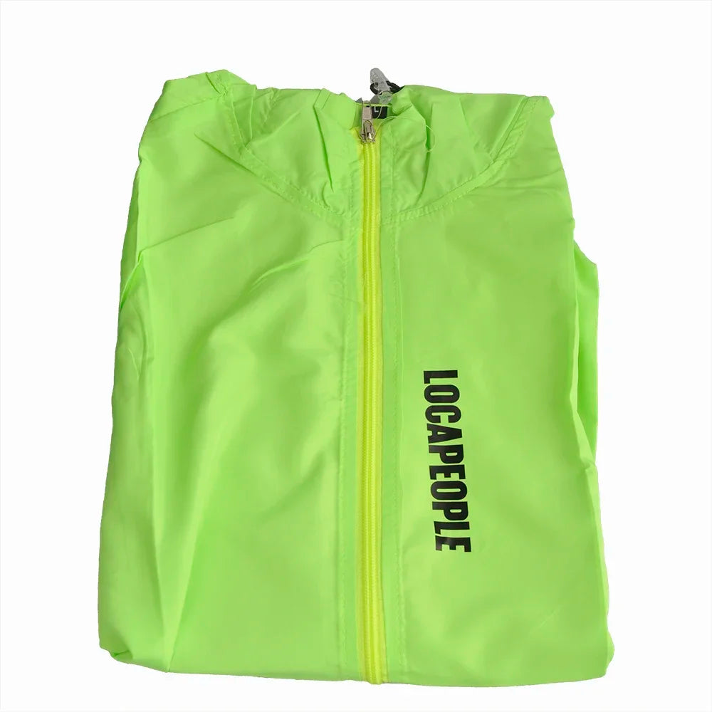 Men's Lightweight Windbreaker Hoodie – UV Protection, Quick-Dry, Full Zip
