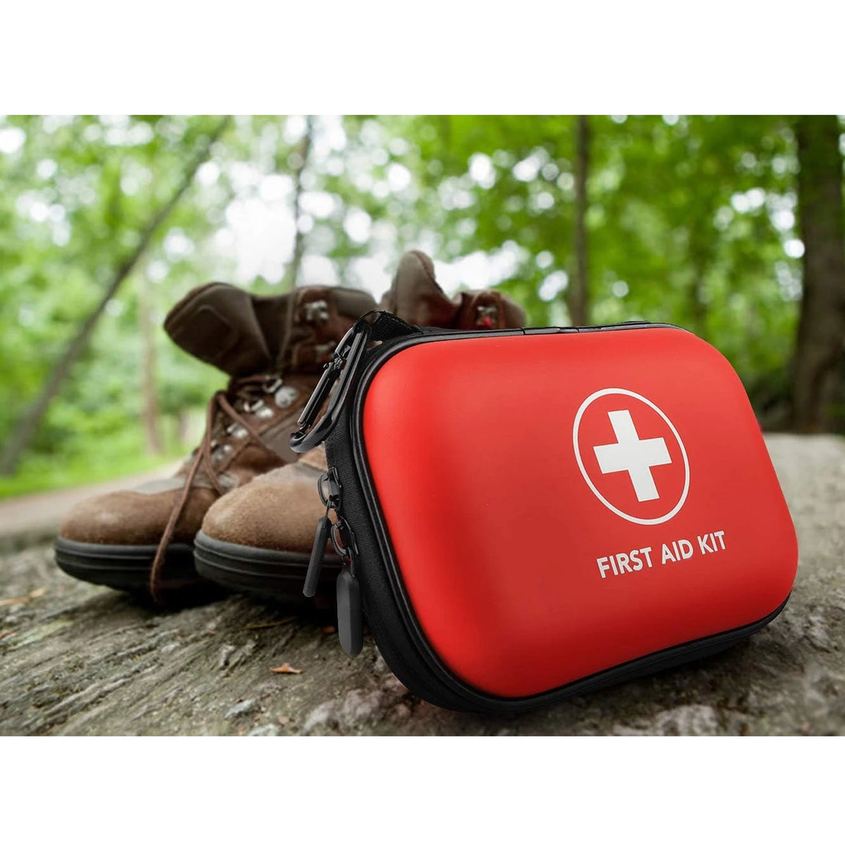 RUNGEAR Portable First Aid Kit | Multi-Purpose Emergency Medical Bag for Hiking, Trail, Camping & Home
