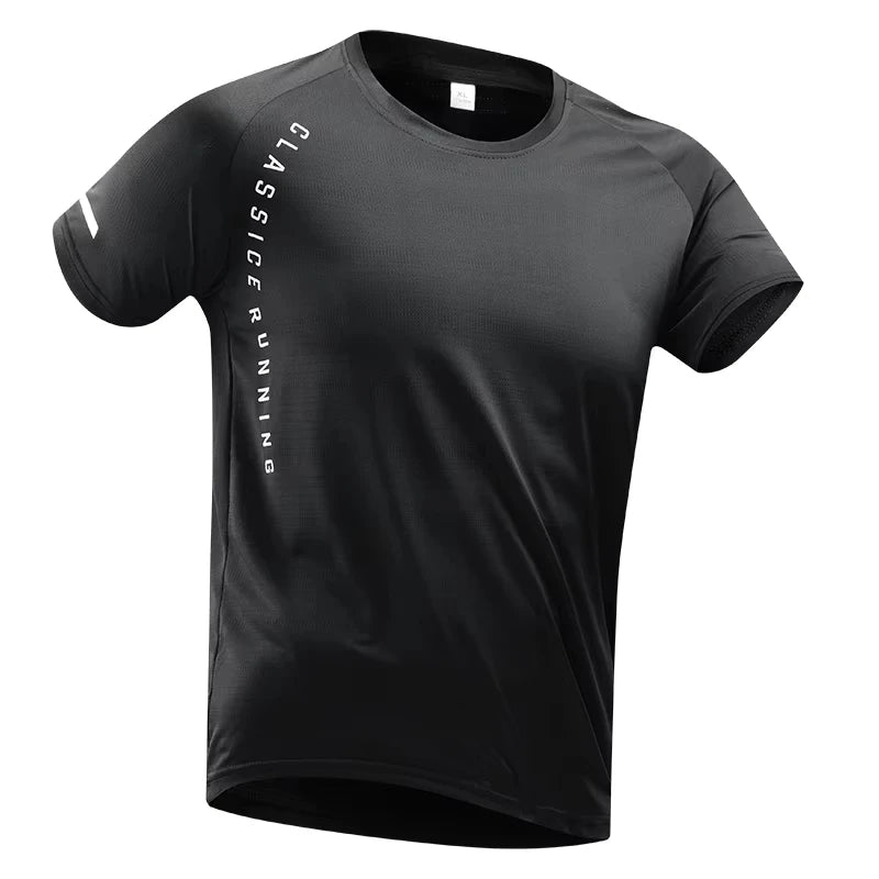 Running Moisture-Wicking Apparel: Lightweight, Quick-Dry, Short Sleeved, T-Shirt / Rungear