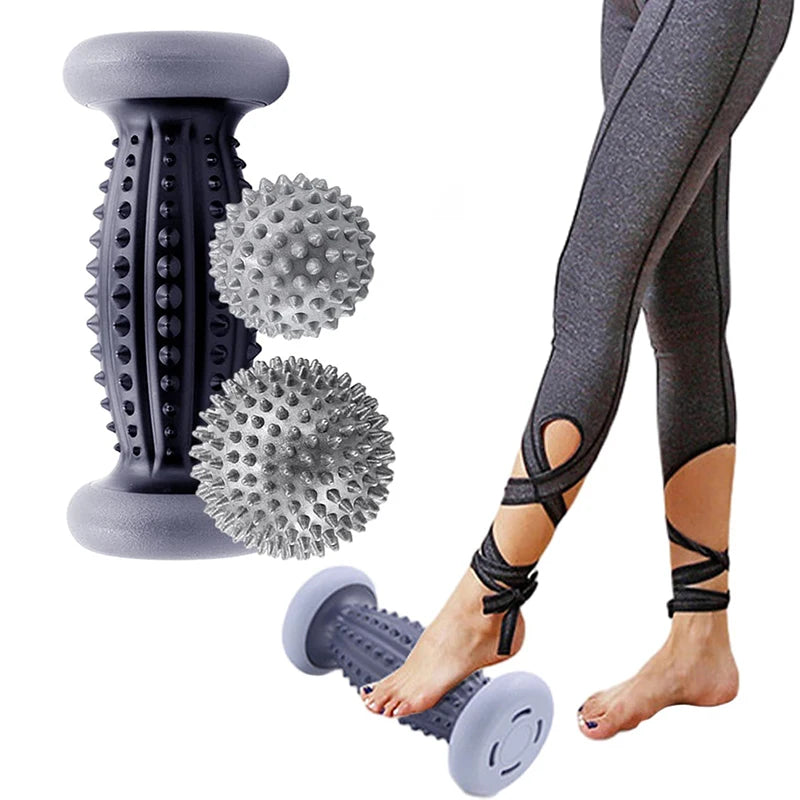 Deep Tissue Massage Ball Foot Roller Ball Relieves Hand Shoulder Leg Plantar Fasciitis Heel Feet Arch