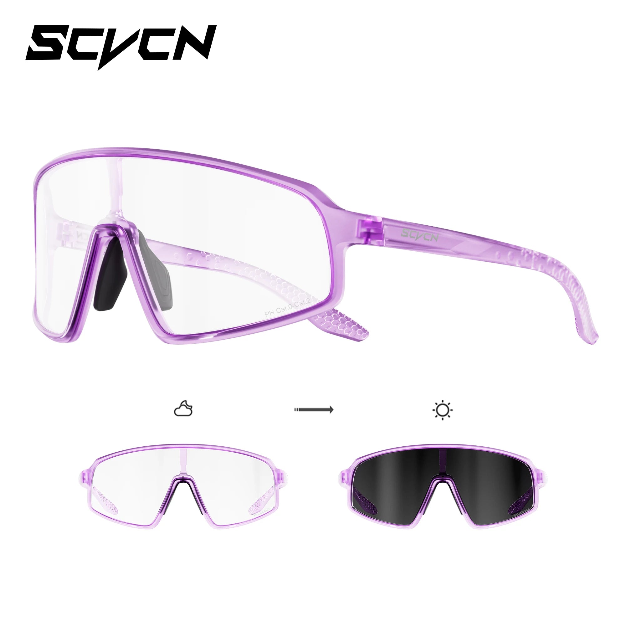 Running Sunglasses Gear: SCVCN New Large-Frame Outdoors Sports Running Sunglasses UV400 / Rungear
