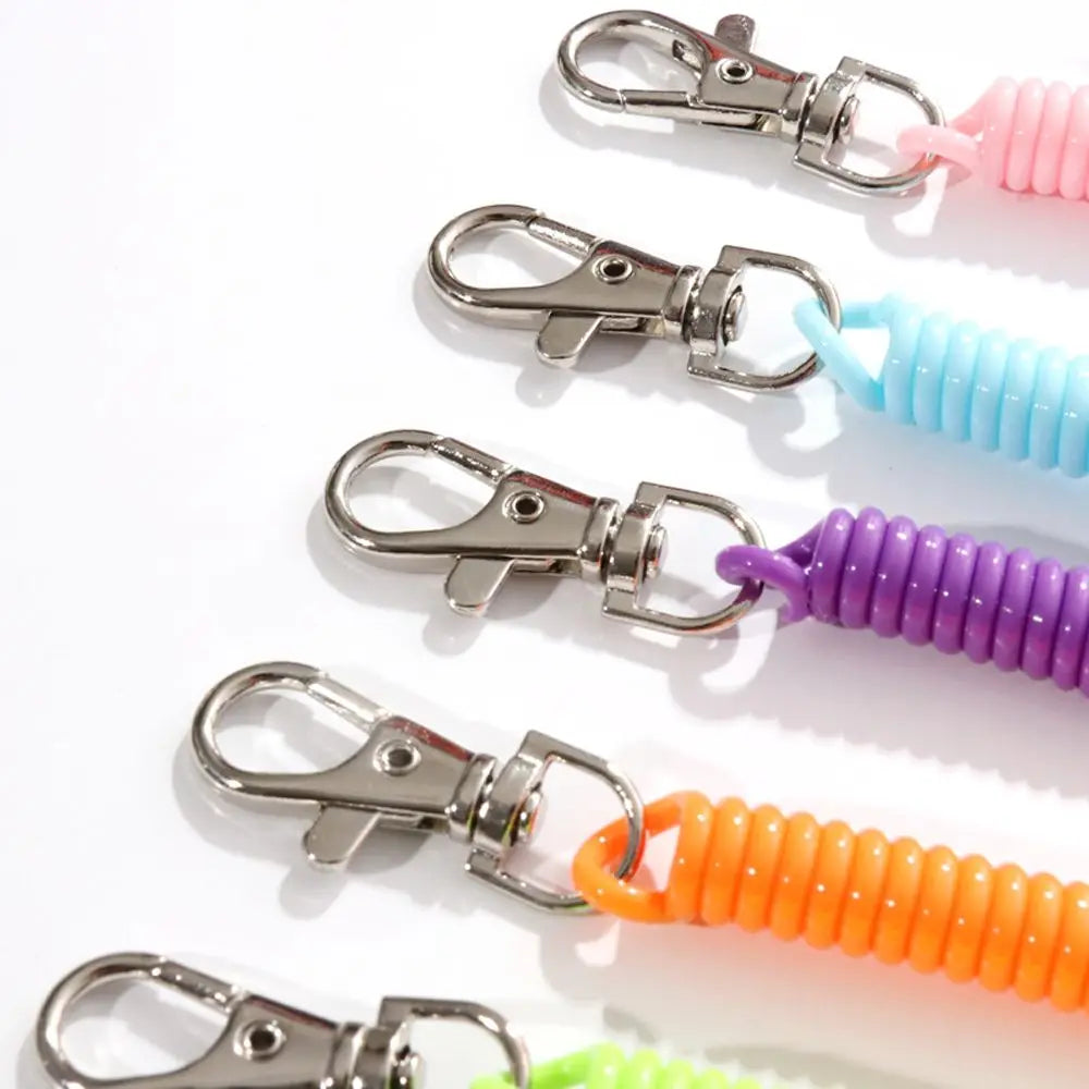 Elastic Coil Spring Wrist Keychain – Stretch Spiral Wristband Key Ring for Running, Gym & Outdoor Use | RUNGEAR