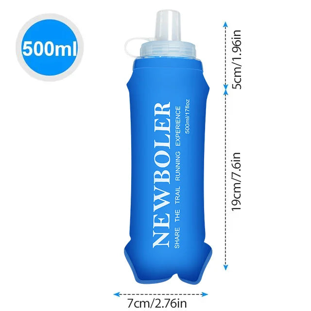 Collapsible Silicone Water Bottle — BPA Free | 150ml to 750ml | Running, Hiking & Travel