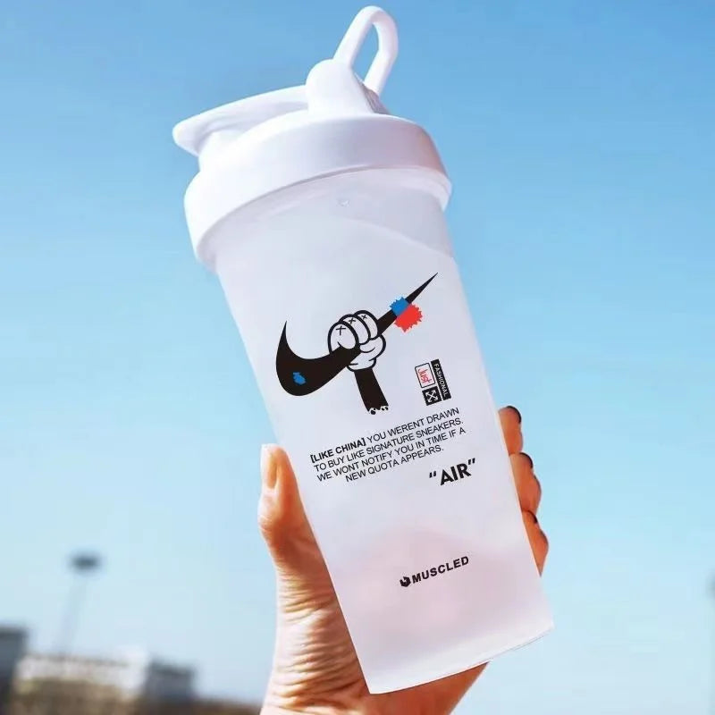 600ml Tritan Protein Shaker Bottle – Durable Graduated Sports Shake Cup for Gym, Running, Hiking & Everyday Fitness | RUNGEAR