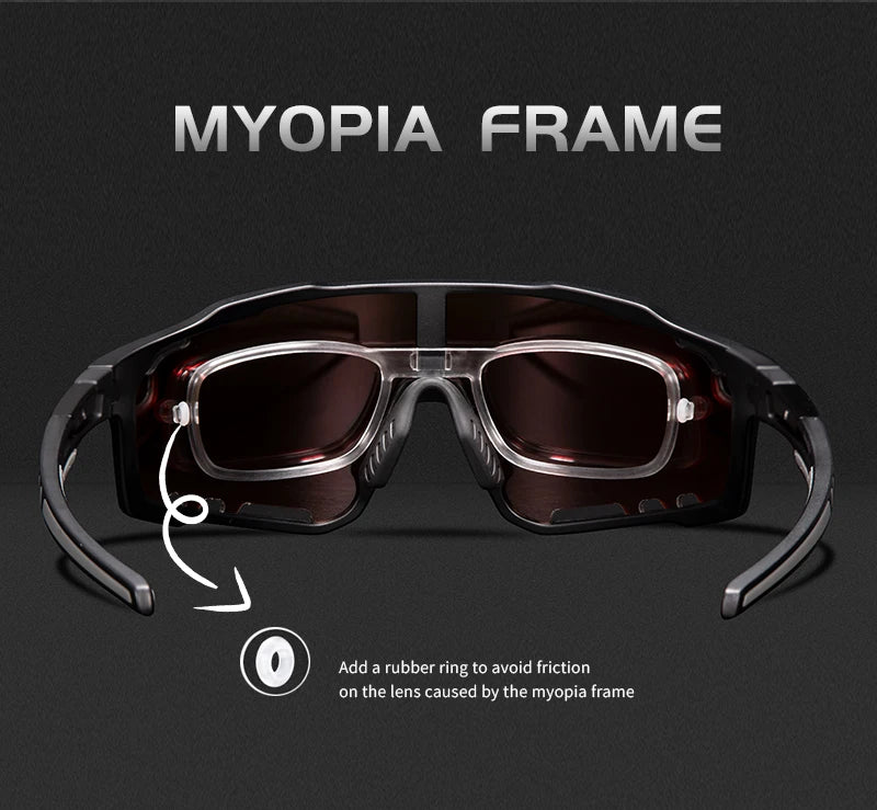 KAPVOE UV400 Glasses Unisex Cycling Outdoor Sports Running Eyewear