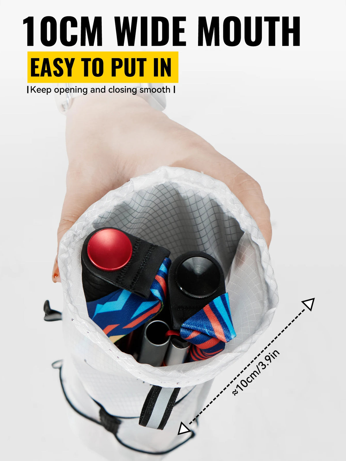 Ultralight Hiking Pole Storage Bag | Waterproof Nylon | Trail Running & Trekking