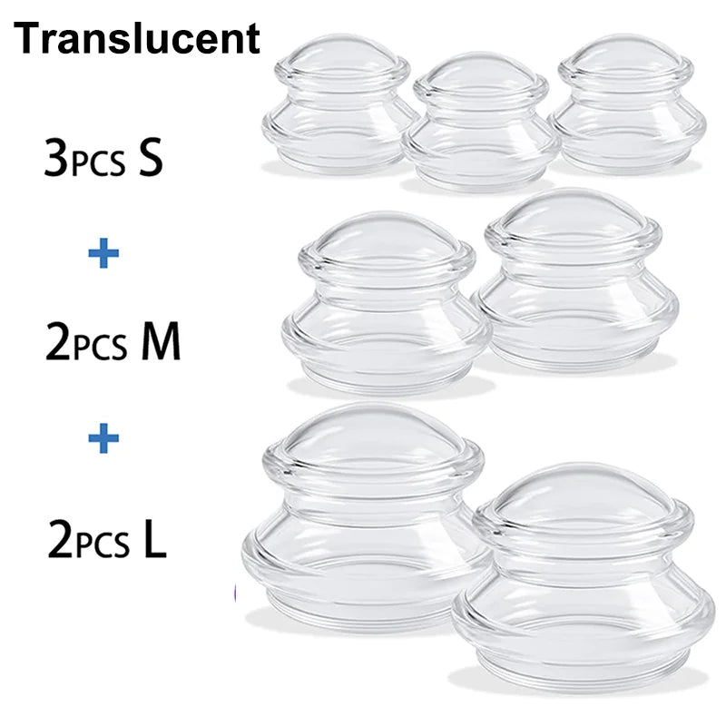 Silicone Cupping Therapy Set (7PC) – Professional Massage Cups for Recovery & Cellulite | RUNGEAR