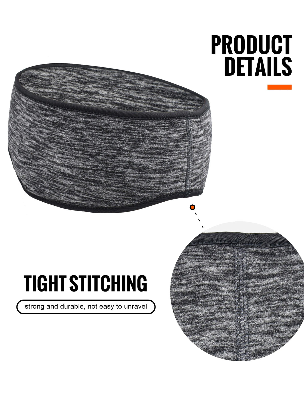 WRELS Windproof Fleece Ear Warmer Headband | Running, Cycling & Yoga | 5 Colours
