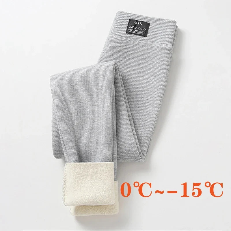Women's Thermal Apparel: Winter Warm, Casual High Waisted Thermal Pants, Thick Leggings For Fitness / Rungear