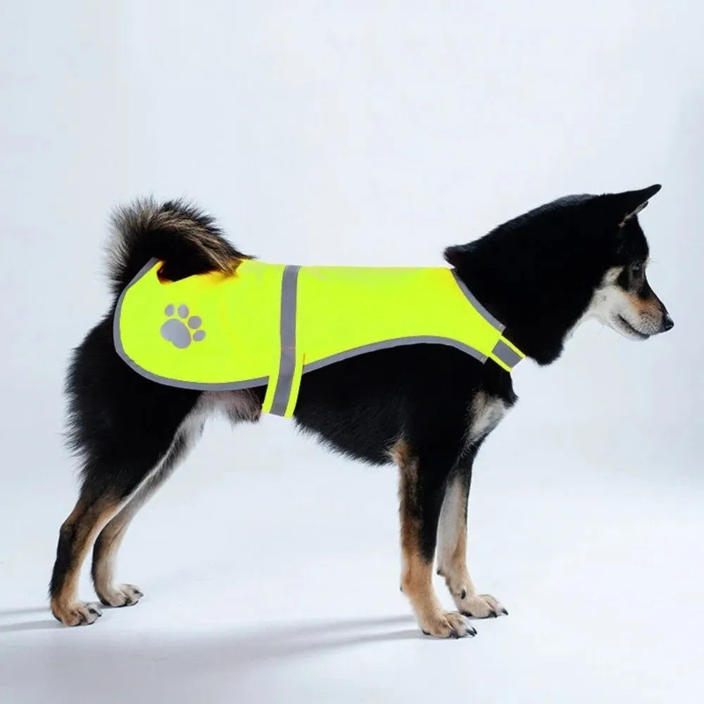 Reflective Comfortable Breathable Adjustable Dog Safety Vest Visibility Jacket