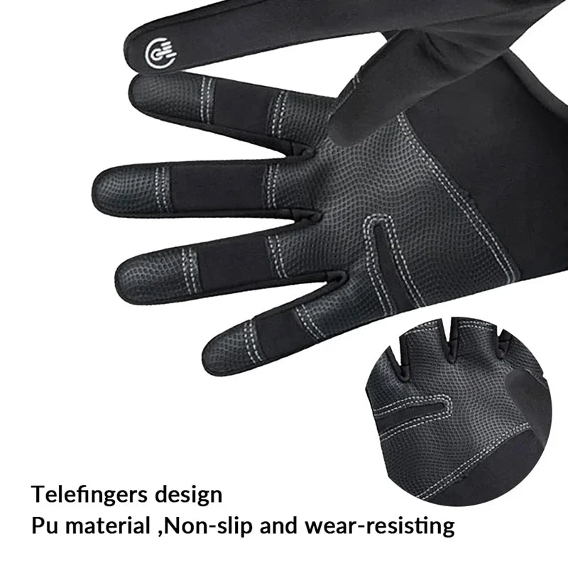 Winter Gloves Waterproof Thermal for Running Hiking Cycling