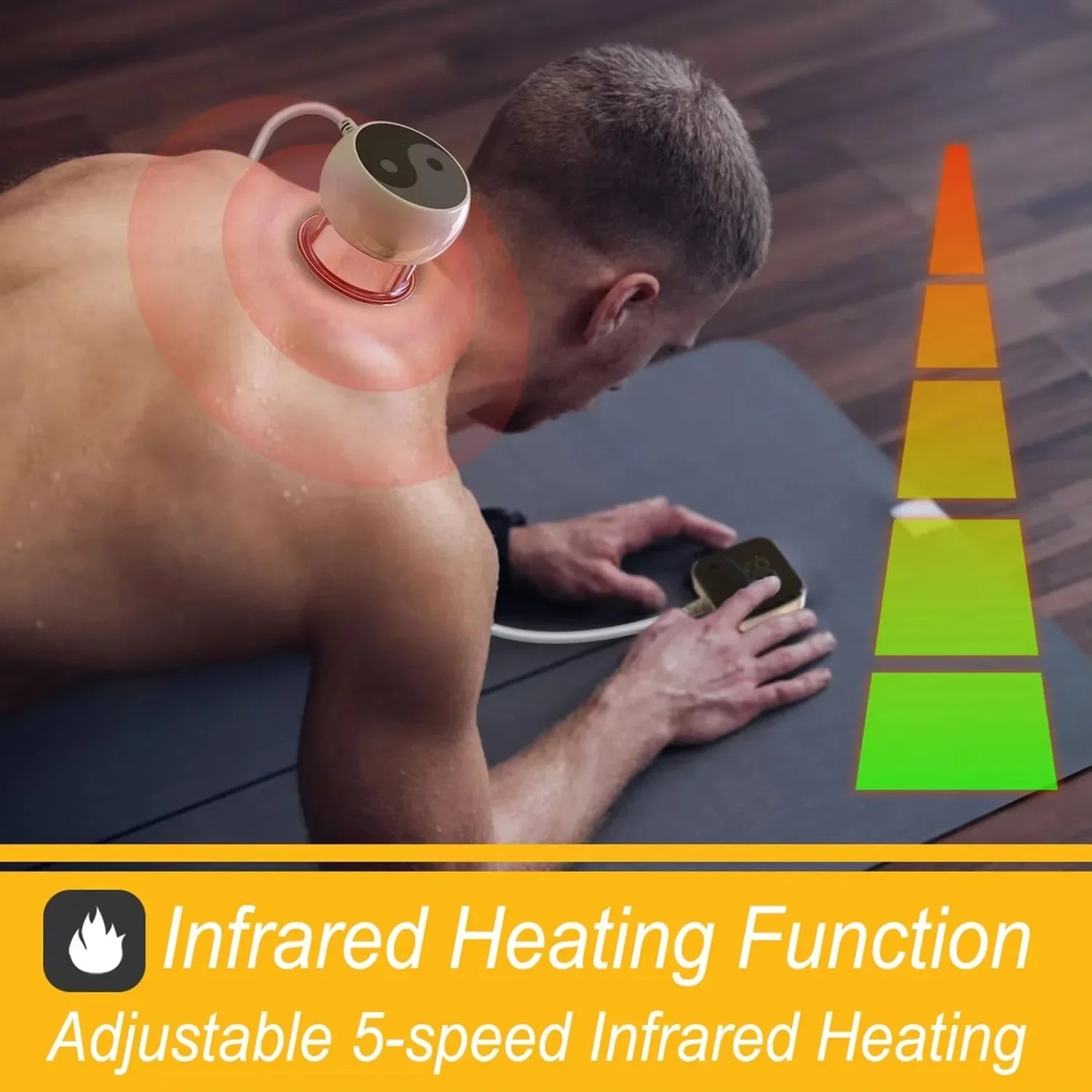 Running Tech Accessories: NEW Intelligent Vacuum Cupping Therapy - Remote Controlled Cupping Device, Smart Electric Gua Sha Cupping Machine / Rungear