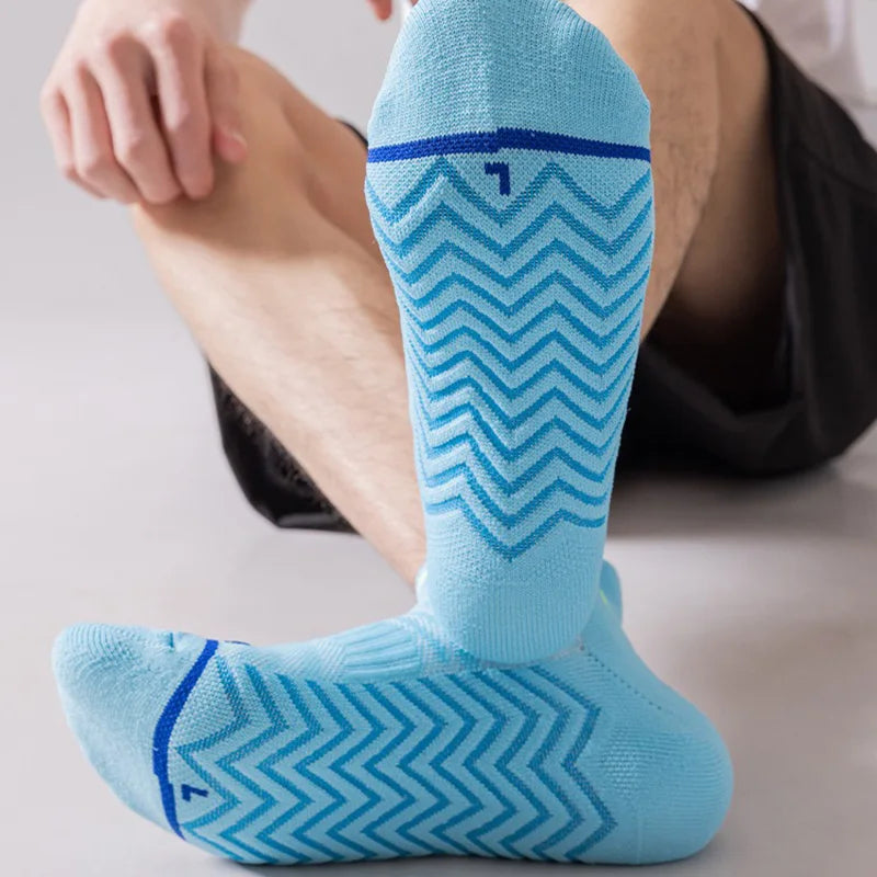 Running Apparel: Unisex, Thickened, Quick-Dry, Marathon Running Towel Bottom Sports Socks / Rungear