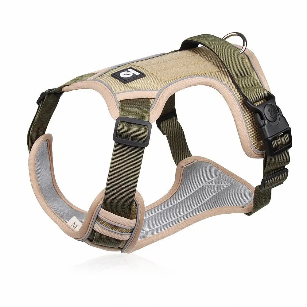 Reflective Oxford Cloth Dog Harness Vest | Adjustable Buckle for Medium & Large Dogs | S–XL